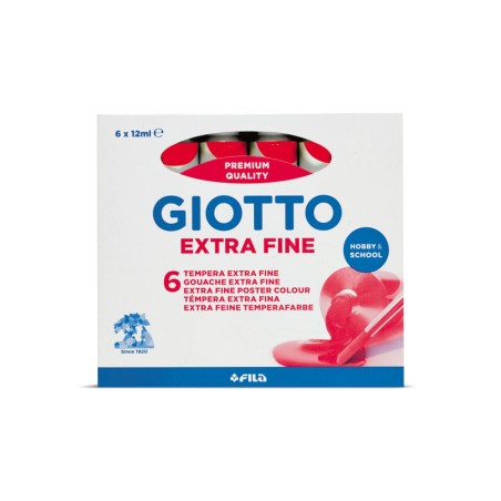 Giotto 352009 colore a tempera 12 ml Tubo Rosso
