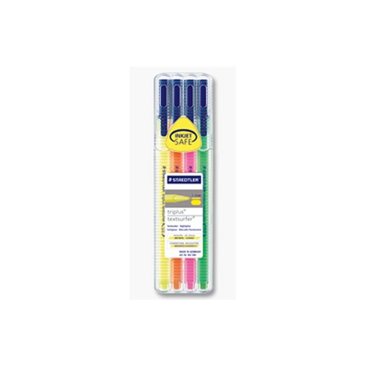 Staedtler 362 SB4 evidenziatore 4 pz Verde, Arancione, Rosa, Giallo