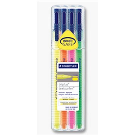 Staedtler 362 SB4 evidenziatore 4 pz Verde, Arancione, Rosa, Giallo