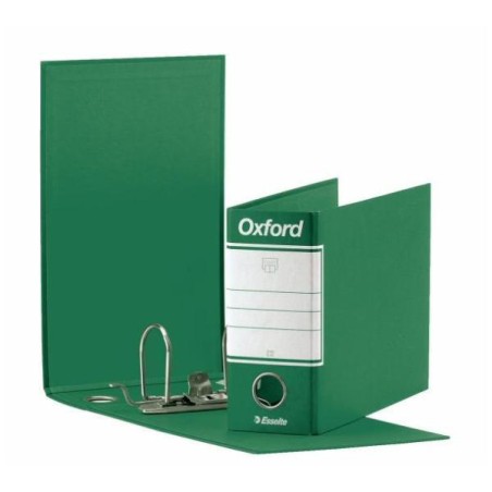 Esselte Registratori in cartone con custodia OXFORD con meccanismo N.1 - F.to Memorandum - Dorso 8