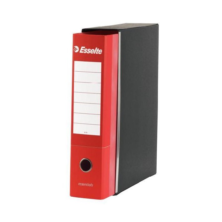 Esselte Registratori in cartone con custodia ESSENTIALS - F.to Protocollo - Dorso 8 cm
