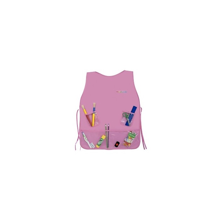 Lebez 80471 grembiule per dipingere Bambini Rosa Nylon