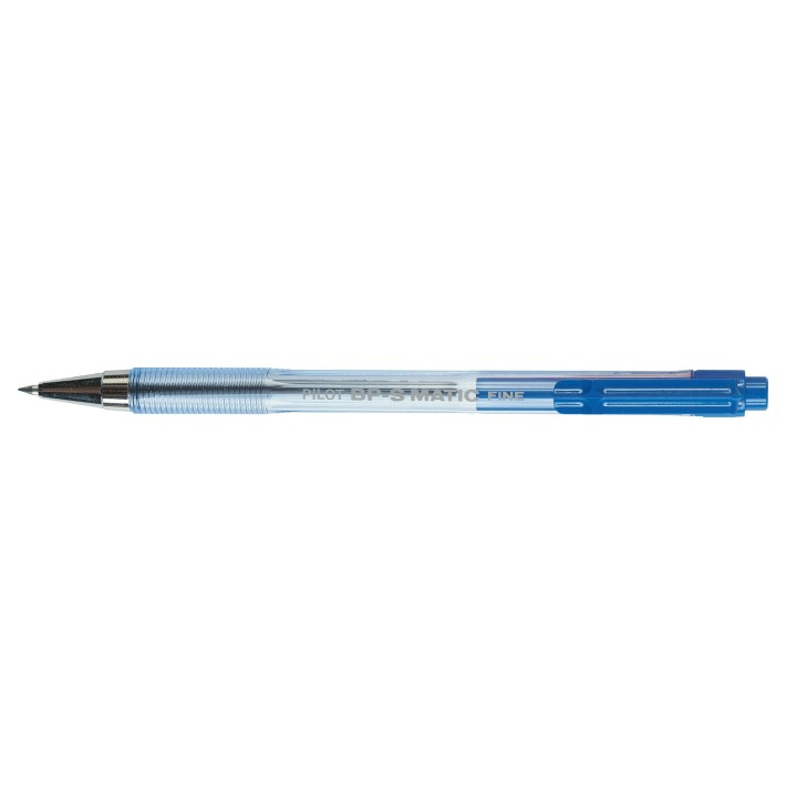 Pilot BP-S Matic Blu Penna a sfera retrattile a clip Fine 12 pz