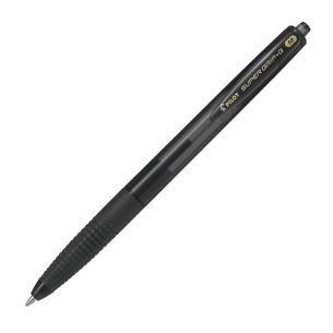Pilot Super Grip G Nero Penna a sfera retrattile a clip Medio 12 pz