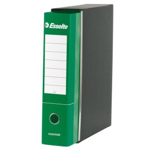 Esselte Registratori in cartone con custodia ESSENTIALS - F.to Protocollo - Dorso 8 cm