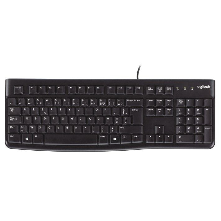 Logitech K120 for Business tastiera Universale USB AZERTY Francese Nero