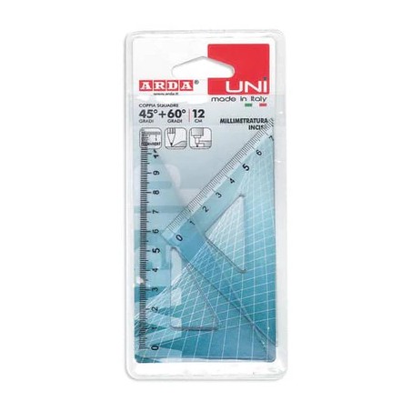 ARDA 70312SS set di righelli 2 pz