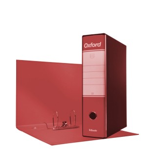 Esselte Registratori in cartone con custodia OXFORD con meccanismo N.1 - F.to Commerciale - Dorso 8