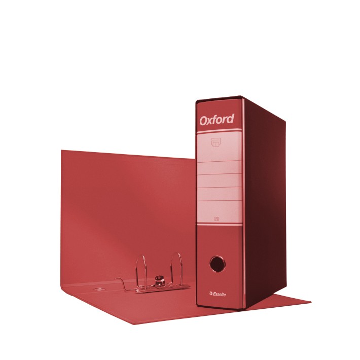 Esselte Registratori in cartone con custodia OXFORD con meccanismo N.1 - F.to Commerciale - Dorso 8