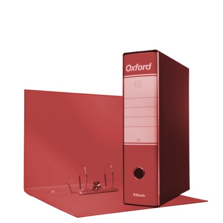 Esselte Registratori in cartone con custodia OXFORD con meccanismo N.1 - F.to Commerciale - Dorso 8