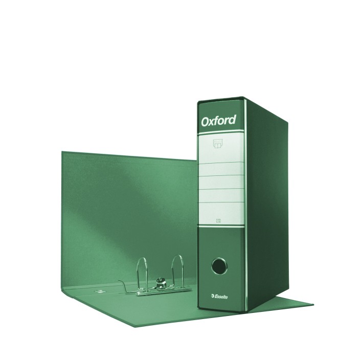 Esselte Registratori in cartone con custodia OXFORD con meccanismo N.1 - F.to Commerciale - Dorso 8