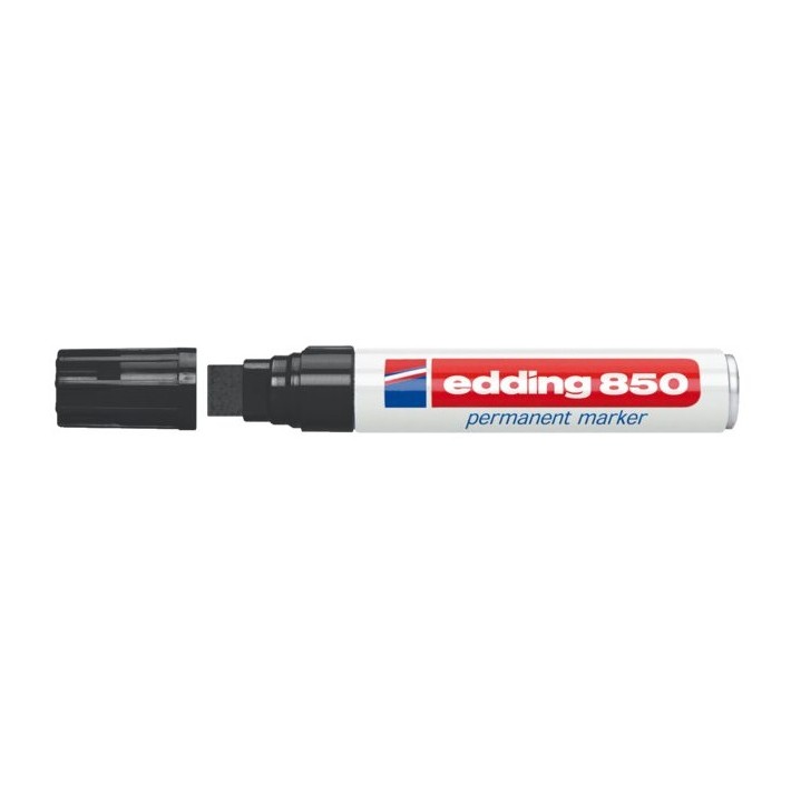 Edding 850 marcatore permanente Fissa Nero 5 pz