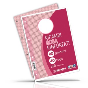 Blasetti 7806 ricambi per quaderni 210 x 297 mm (A4) 40 fogli