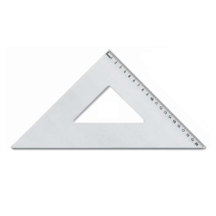 ARDA 18026 righello Righello da scrivania 25 cm Alluminio 1 pezzo(i)