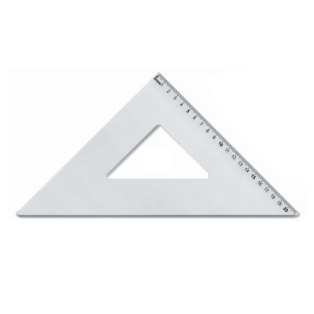 ARDA 18026 righello Righello da scrivania 25 cm Alluminio 1 pezzo(i)