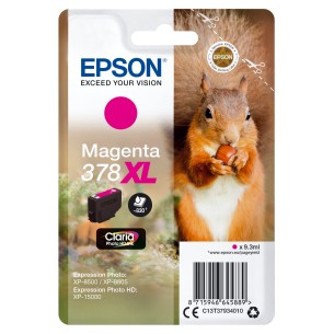 Epson Squirrel Inchiostro magenta singolo Claria Photo HD Scoiattolo 378XL