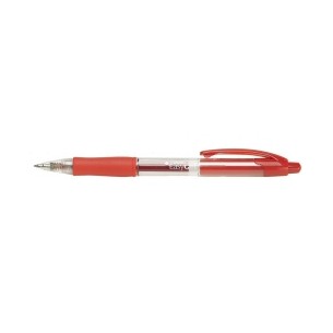 Tratto Easy Gel Penna in gel retrattile Rosso 10 pz