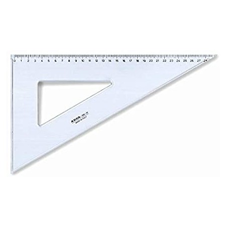 ARDA 18126 righello Righello da scrivania 25 cm Alluminio 1 pezzo(i)