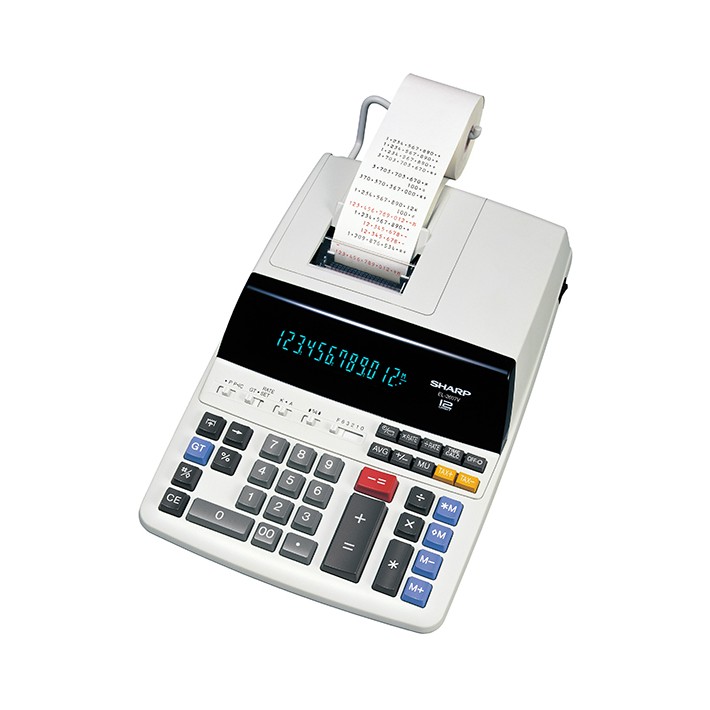 Sharp EL-2607V calcolatrice Desktop Calcolatrice con stampa Bianco