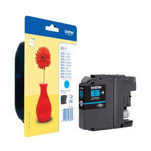 Brother LC121CBP cartuccia d'inchiostro 1 pz Originale Resa standard Ciano