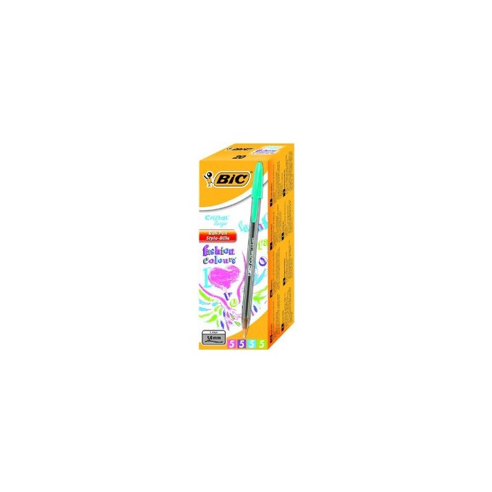 BIC Cristal large Blu, Verde, Rosa, Viola Penna a sfera 20 pezzo(i)