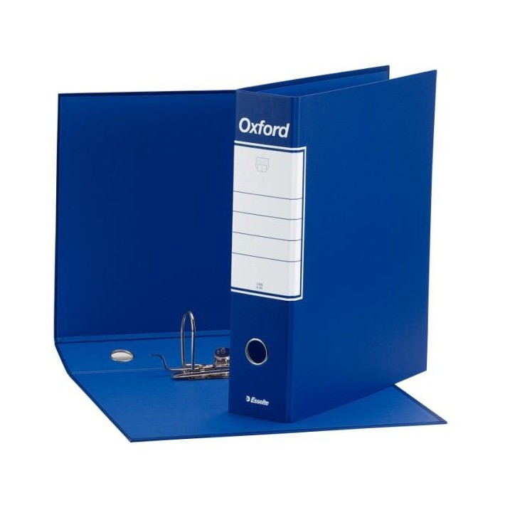 Esselte Registratori in cartone con custodia OXFORD con meccanismo N.1 - F.to Protocollo - Dorso 8
