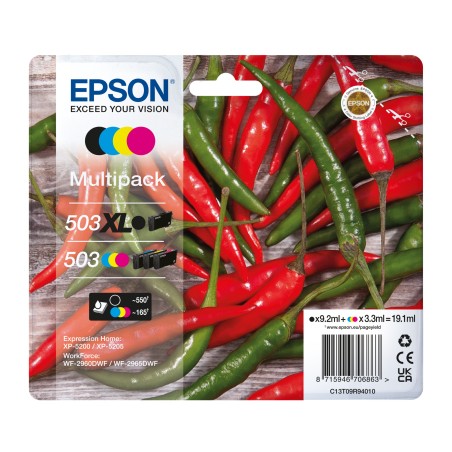 Epson Multipack 4-colours 503 XL Black/Std. CMY