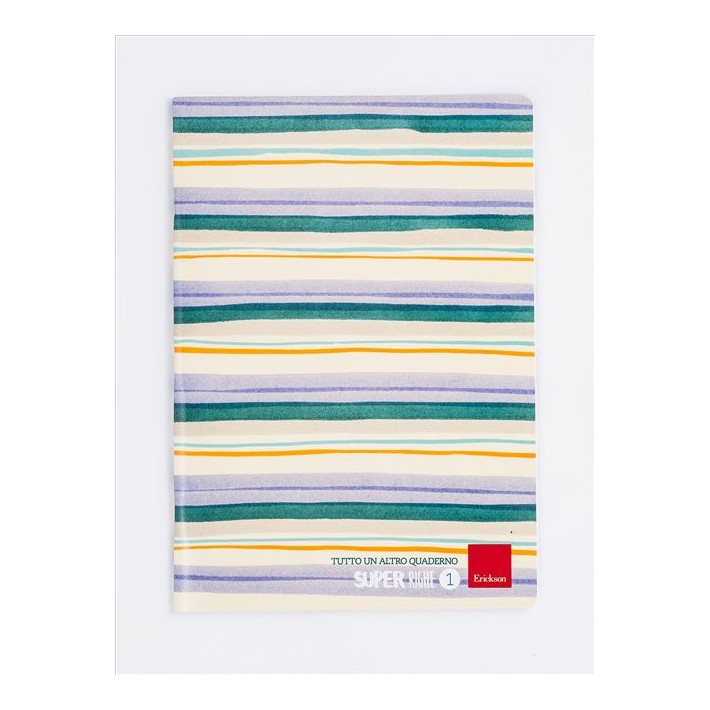 Erickson Super righe 1 quaderno per scrivere A4 76 fogli Multicolore