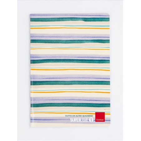 Erickson Super righe 1 quaderno per scrivere A4 76 fogli Multicolore