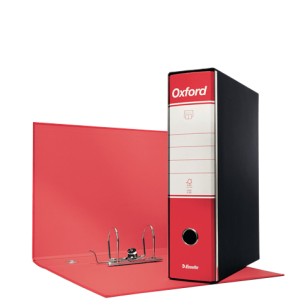 Esselte Registratori in cartone con custodia OXFORD con meccanismo N.1 - F.to Protocollo - Dorso 8