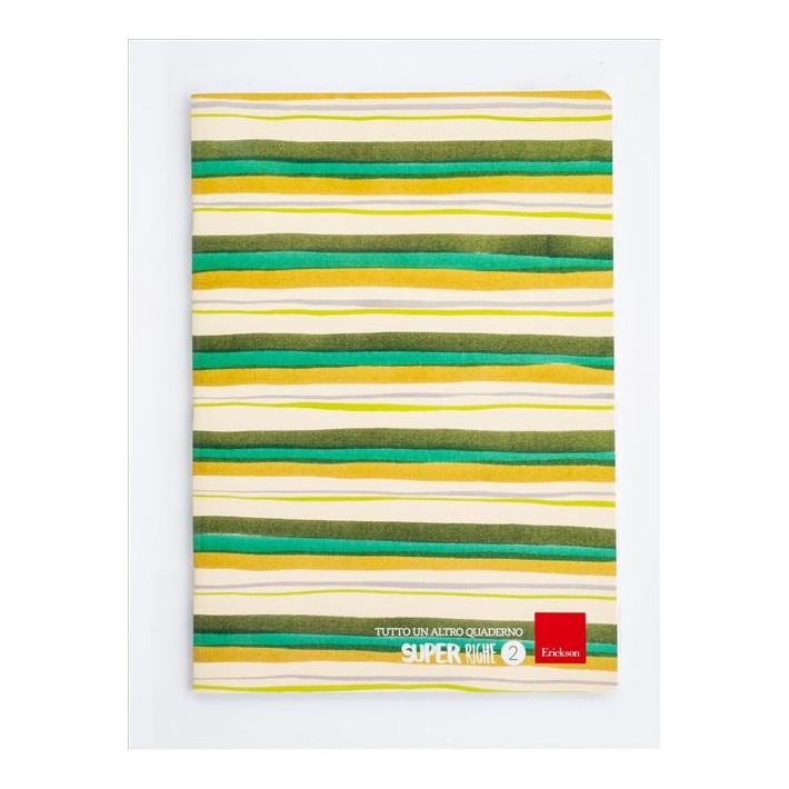 Erickson Super righe 2 quaderno per scrivere A4 76 fogli Multicolore