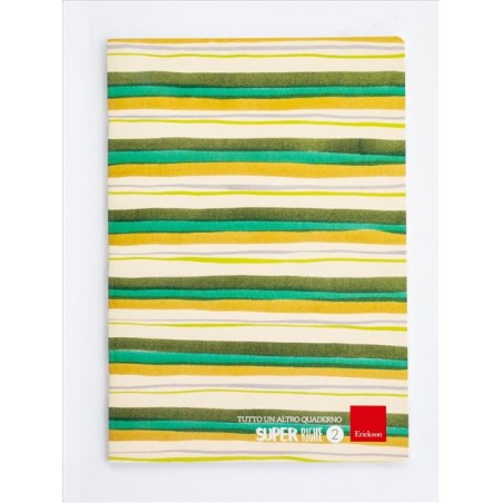 Erickson Super righe 2 quaderno per scrivere A4 76 fogli Multicolore