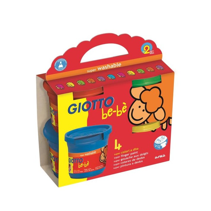 Giotto Cf 4 Bar.150Ml Bebe' Dita - Contiene Grembiulino