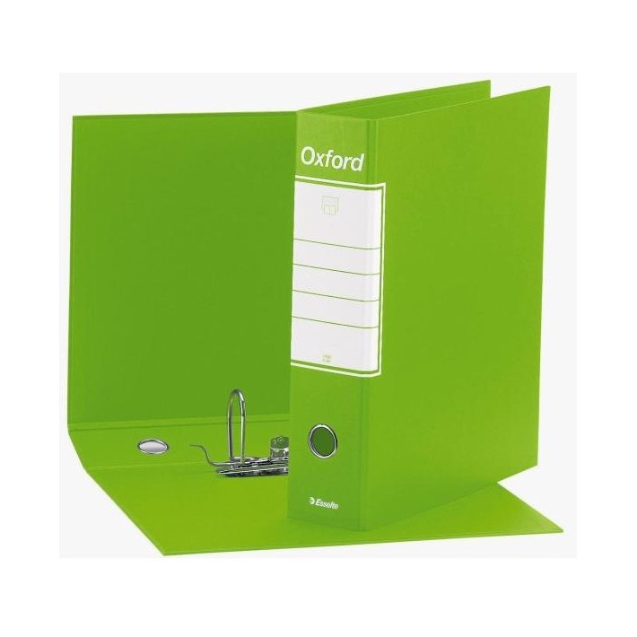 Esselte Registratori in cartone con custodia OXFORD con meccanismo N.1 - F.to Protocollo - Dorso 8