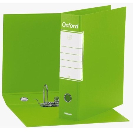 Esselte Registratori in cartone con custodia OXFORD con meccanismo N.1 - F.to Protocollo - Dorso 8
