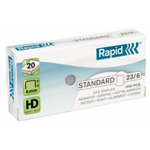 Rapid Punti metallici 23/6 Standard
