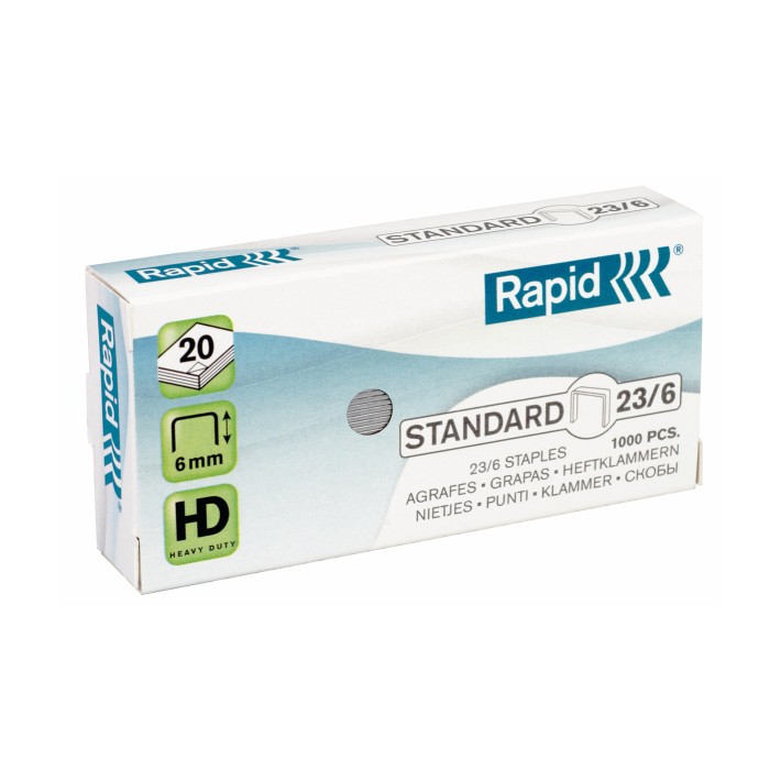 Rapid Punti metallici 23/6 Standard