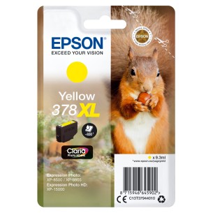 Epson Squirrel Inchiostro giallo singolo Claria Photo HD Scoiattolo 378XL