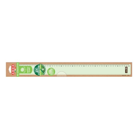 ARDA RE50 righello Righello da scrivania 500 mm Plastica Verde, Trasparente