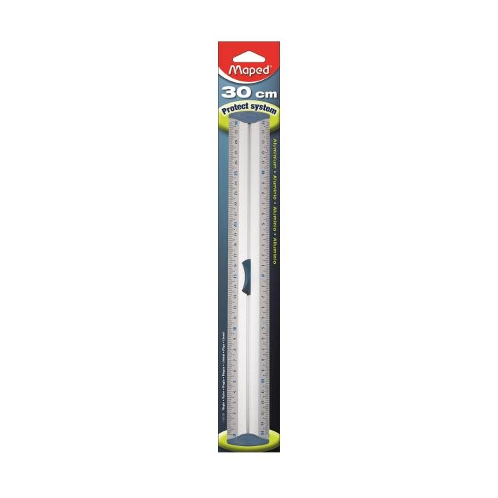 Maped 120130 righello 30 cm Alluminio