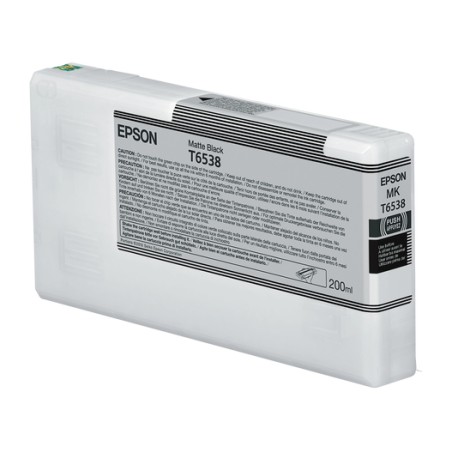 Epson T6538 Matte Black Ink Cartridge (200ml)