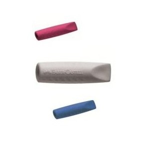 Faber-Castell 187001 gomma per cancellare Blu, Grigio 2 pz