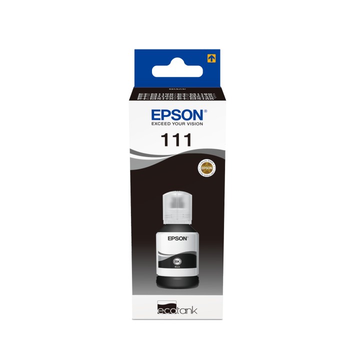 Epson Flacone di inchiostro a pigmenti nero EcoTank 111