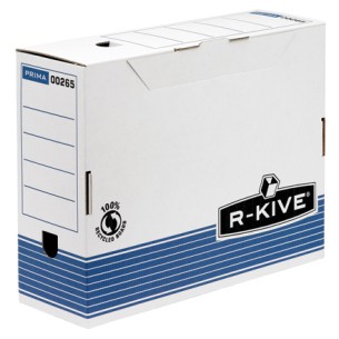 Fellowes 0026501 scatola per la conservazione di documenti Blu, Bianco