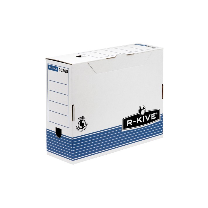 Fellowes 0026501 scatola per la conservazione di documenti Blu, Bianco