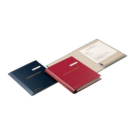 Fraschini Document Folder 600 Finta pelle Rosso 340 x 240 mm