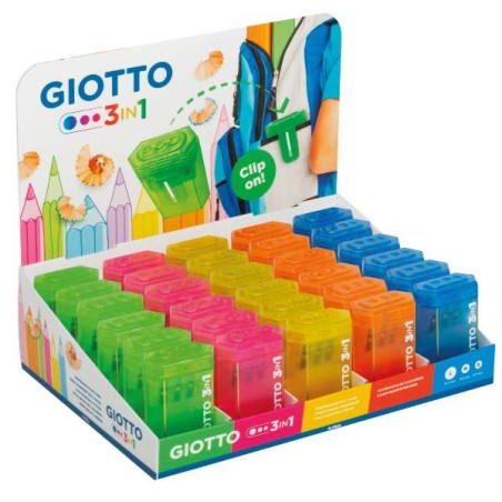 Giotto F232100 temperino Temperamatite manuale Colori assortiti
