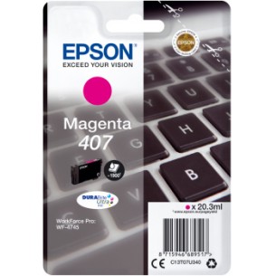 Epson Inchiostro magenta singolo DURABrite Ultra Tastiera 407L