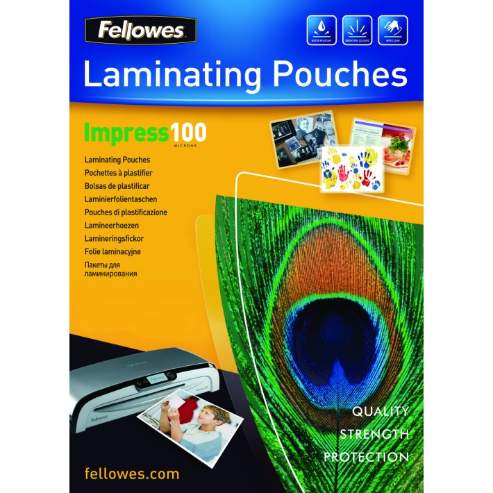 Fellowes 5351111 pellicola per plastificatrice 100 pz