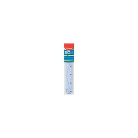 Maped Geometric 20 cm Plastica Trasparente